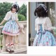 Strawberry Cat Sweet Lolita Jumper Skirt JSK by Cat Highness (CH21)